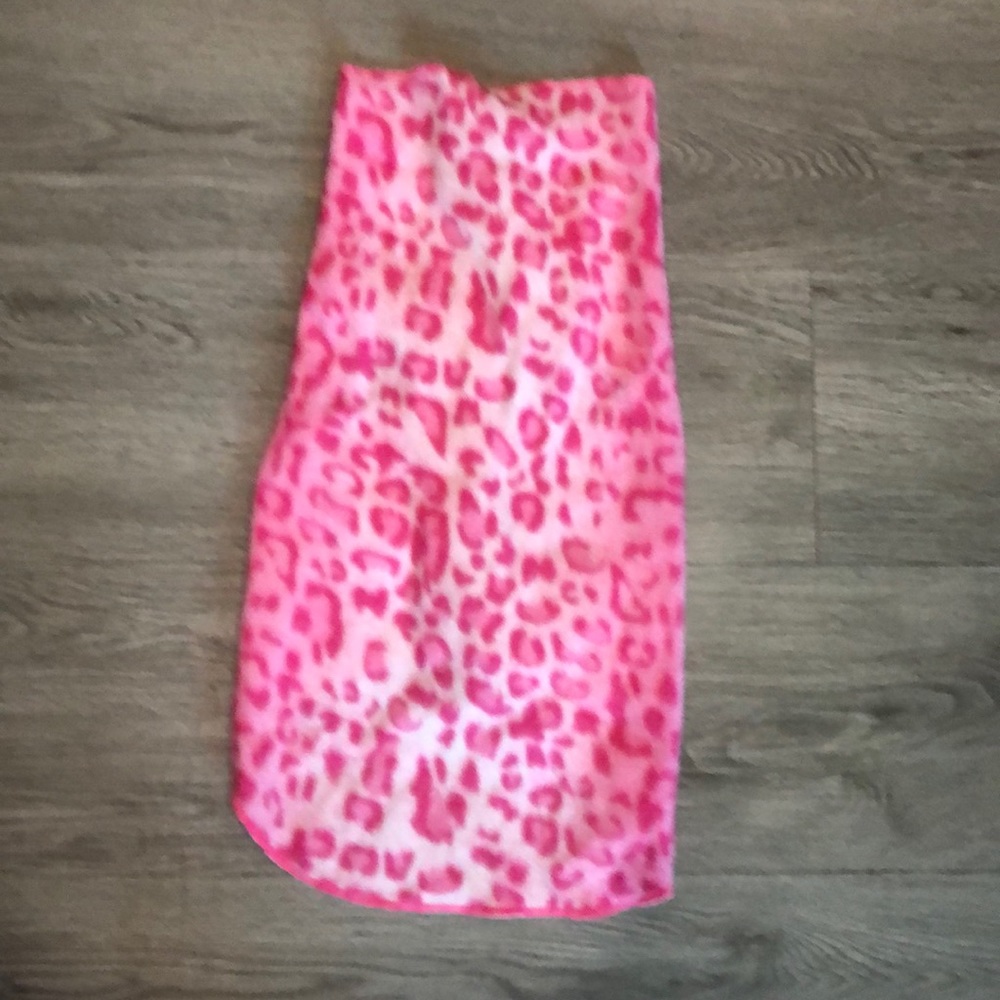 I See Spot fleece pink Animal print cozy tank🐶
